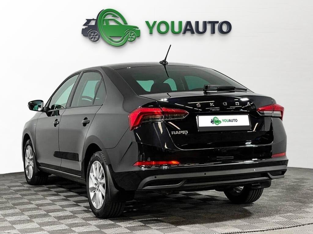 Skoda Rapid 2022, черный