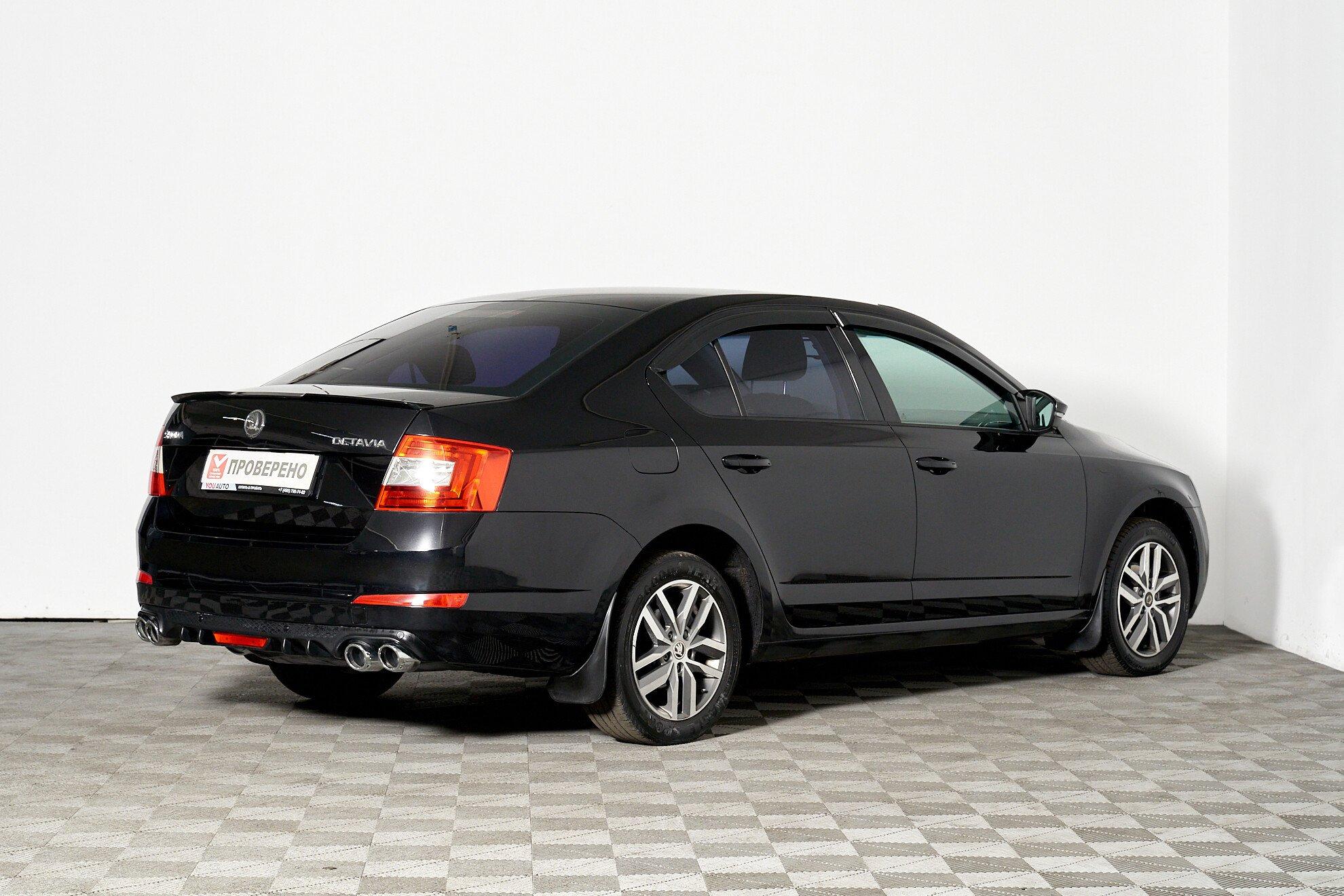 Skoda Octavia 2014, черный