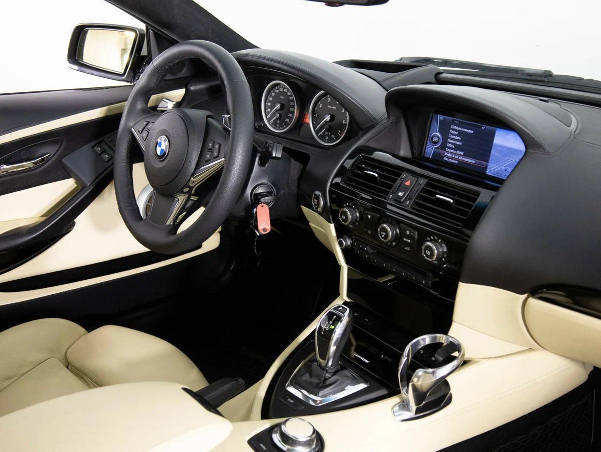 BMW 6 серии 2009, белый