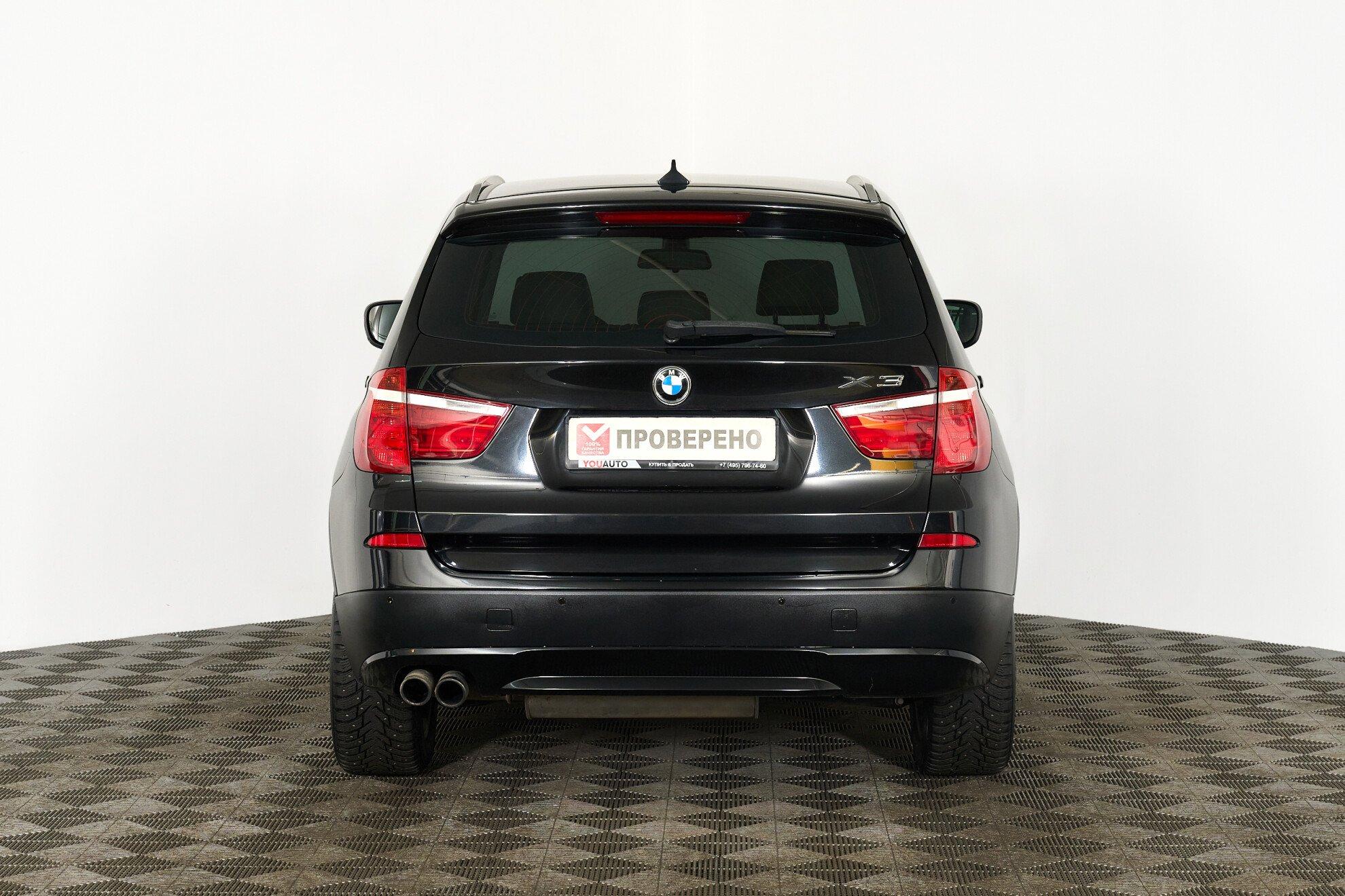 BMW X3 2011, черный