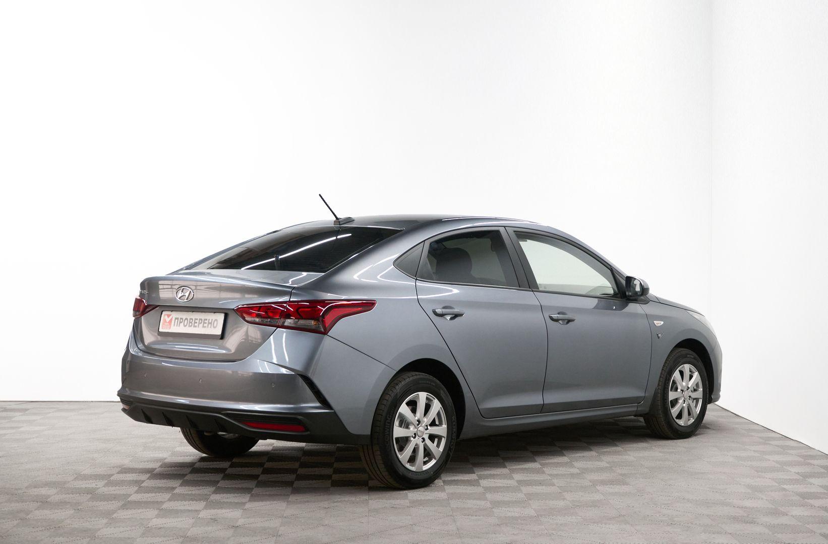 Hyundai Solaris 2021, серый