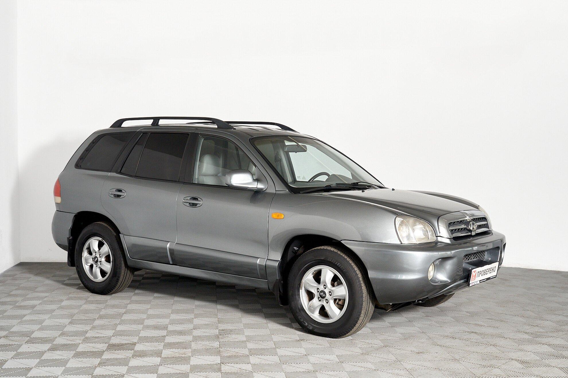 Hyundai Santa Fe 2008, серый
