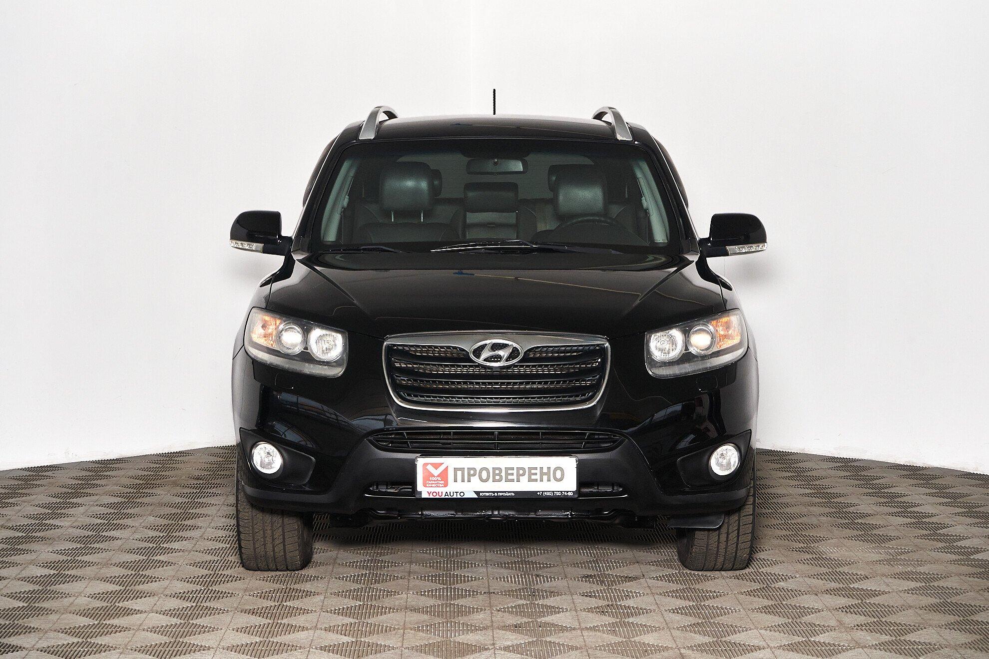 Hyundai Santa Fe 2011, черный