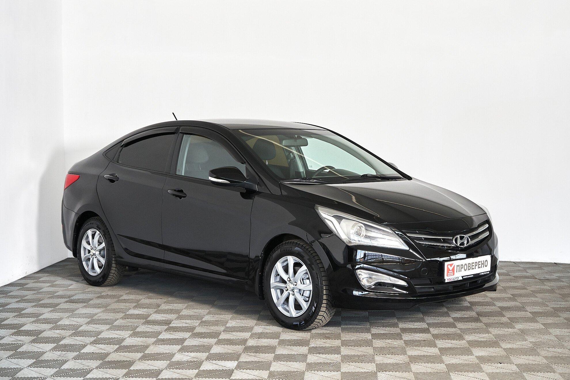 Hyundai Solaris 2014, черный