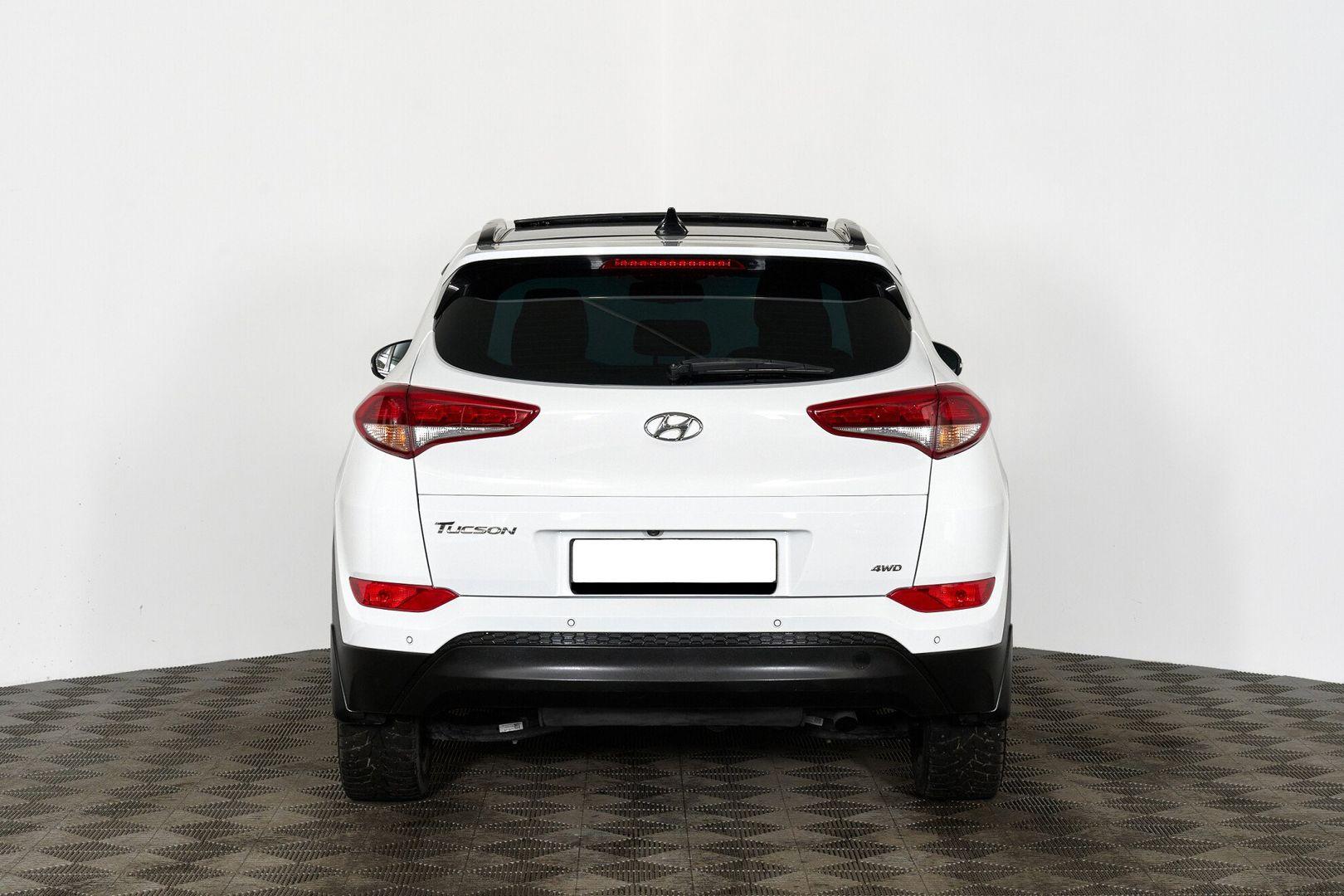 Hyundai Tucson 2018, белый