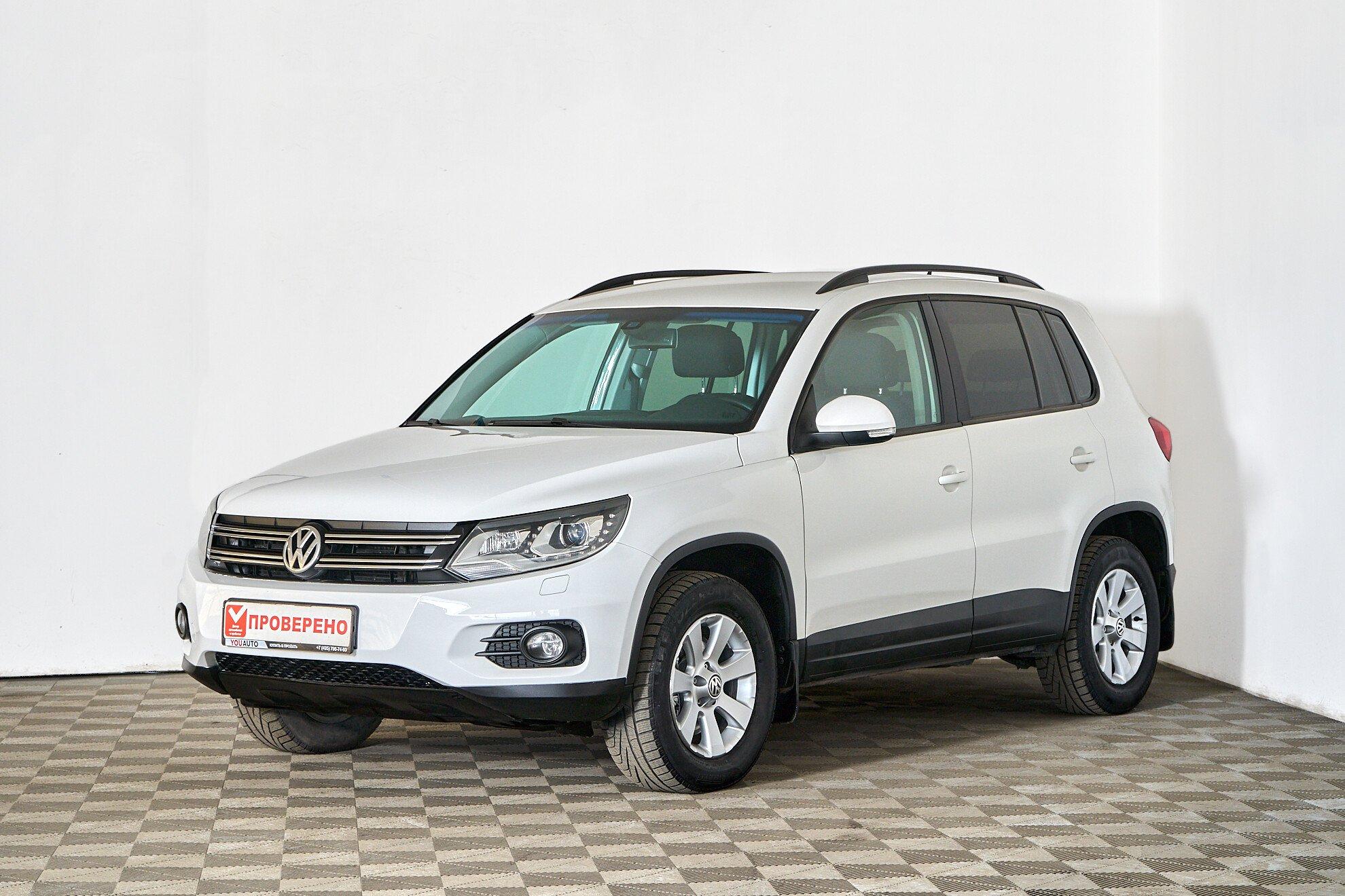 Volkswagen Tiguan 2014, белый