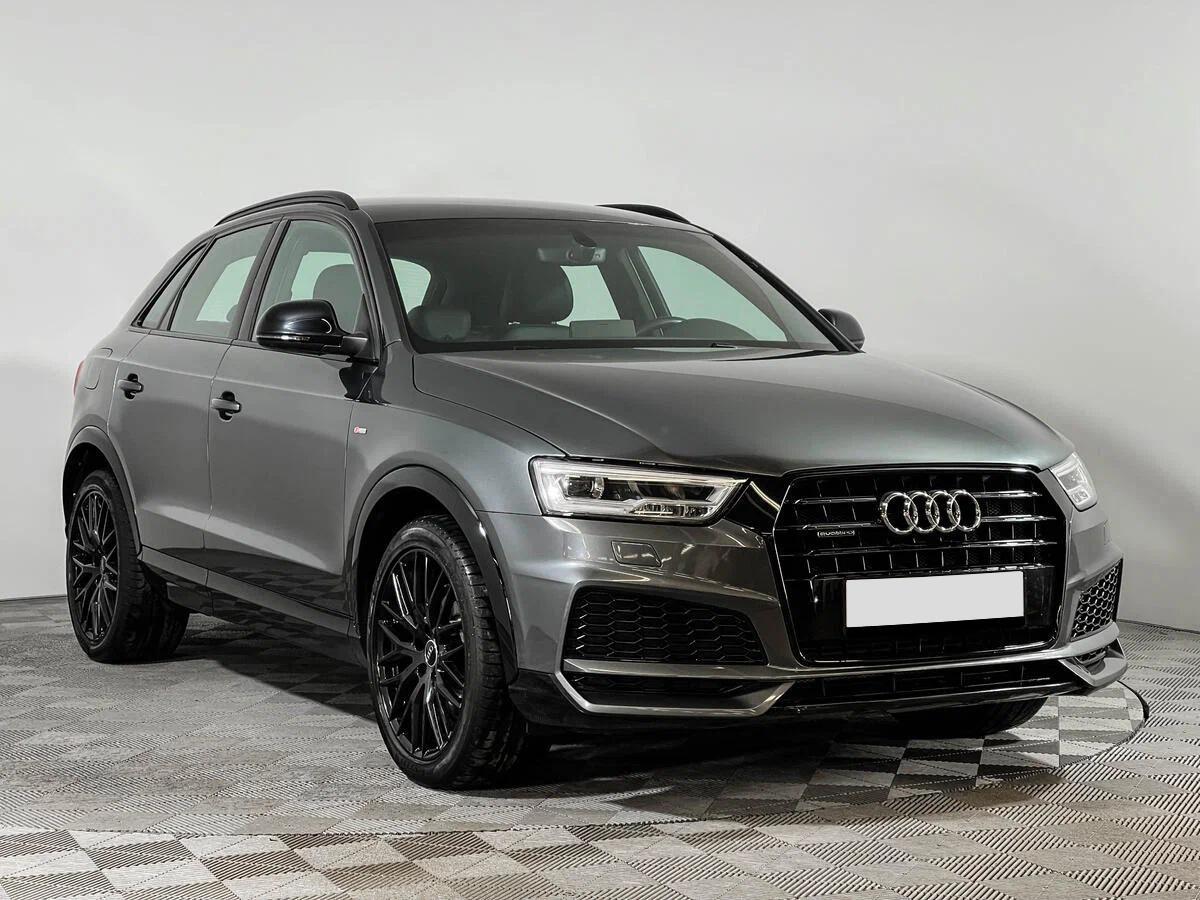 Audi Q3 2017, серый