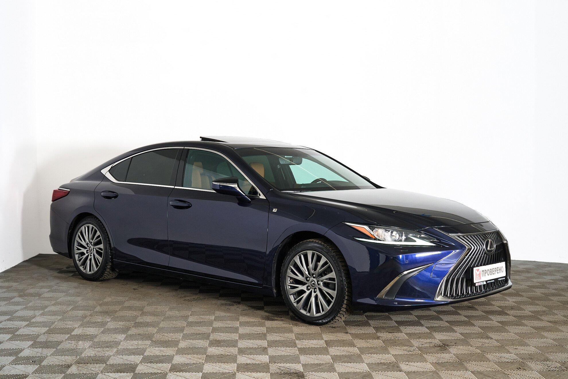 Lexus ES 2018, синий