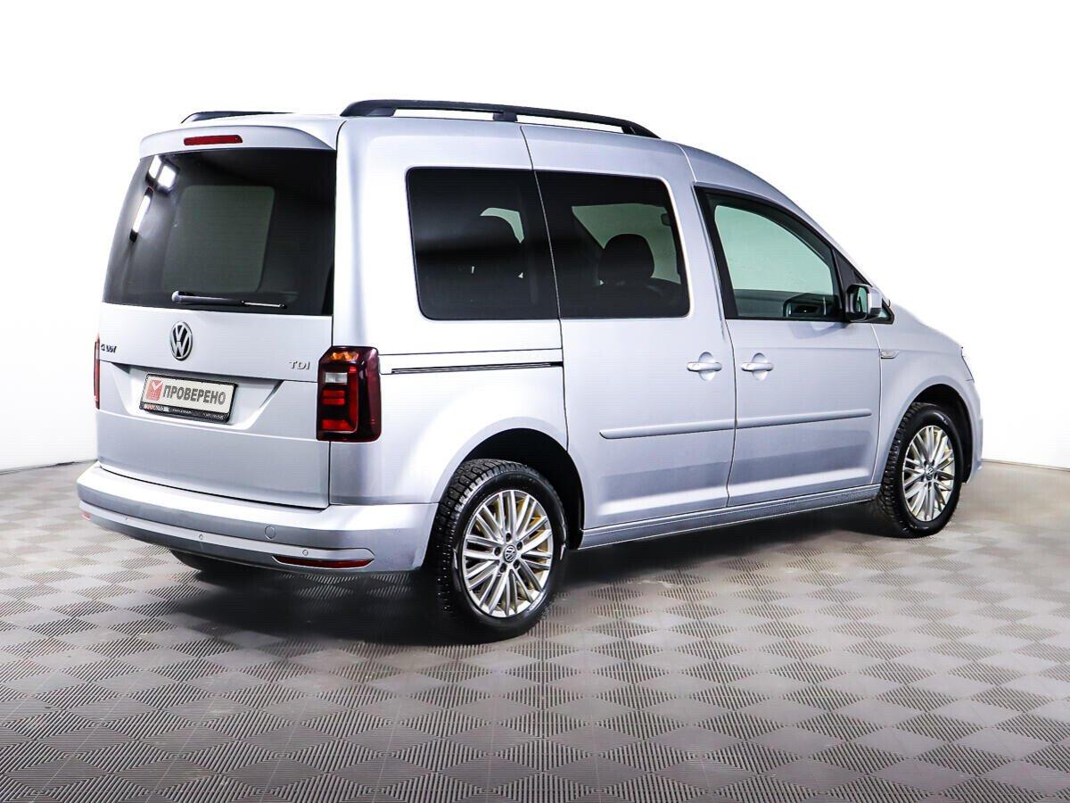 Volkswagen Caddy 2015, серебряный