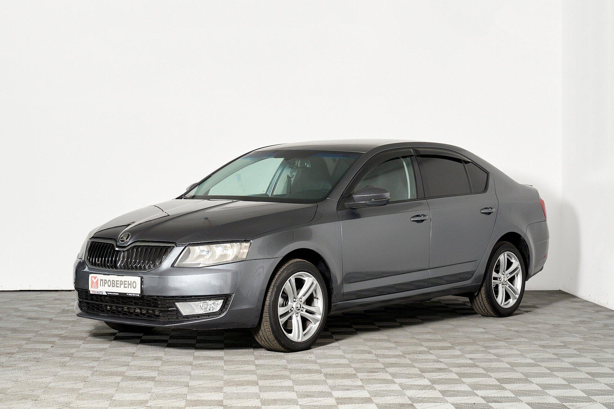 Skoda Octavia 2015, серый