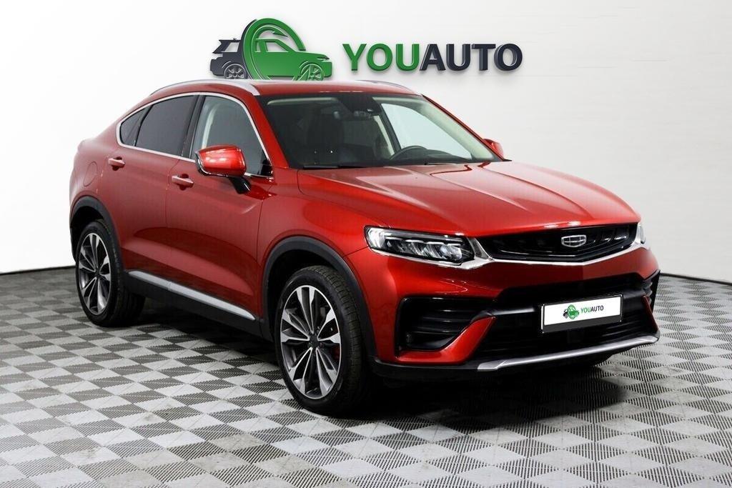 Geely Tugella 2022, красный