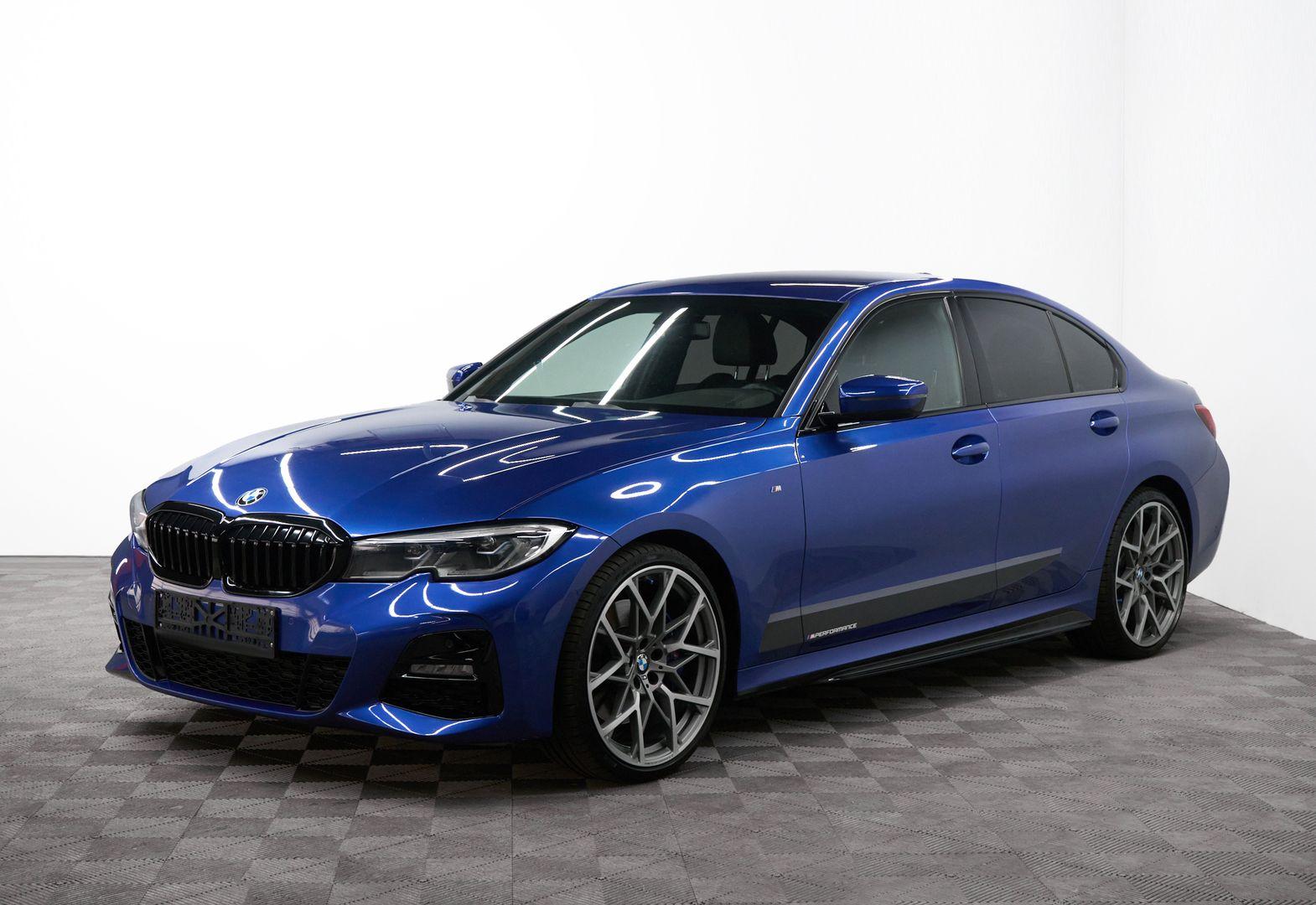 BMW 3 серии 2021, синий