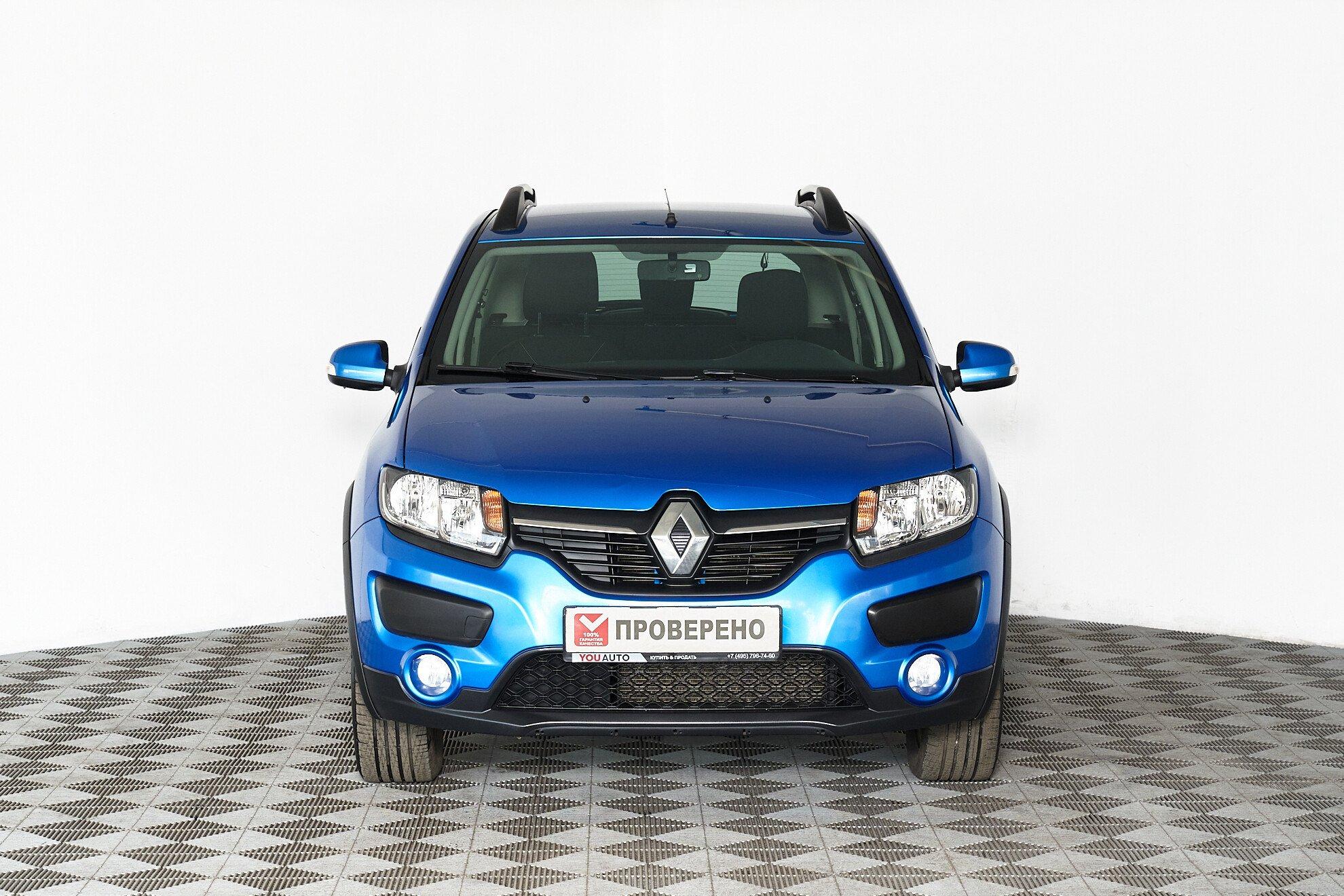 Renault Sandero 2018, синий