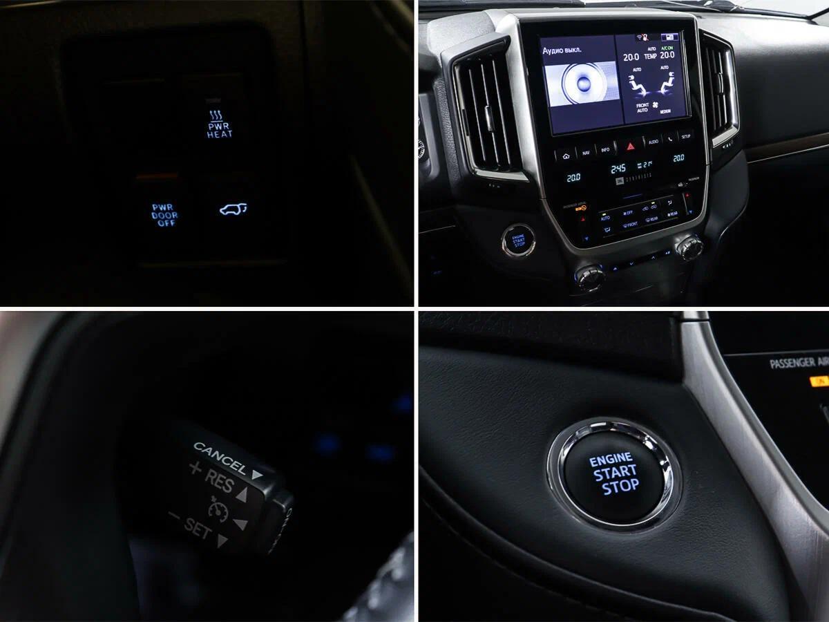Toyota Land Cruiser 2019, белый
