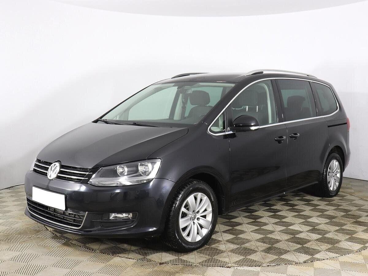 Volkswagen Sharan 2017, черный