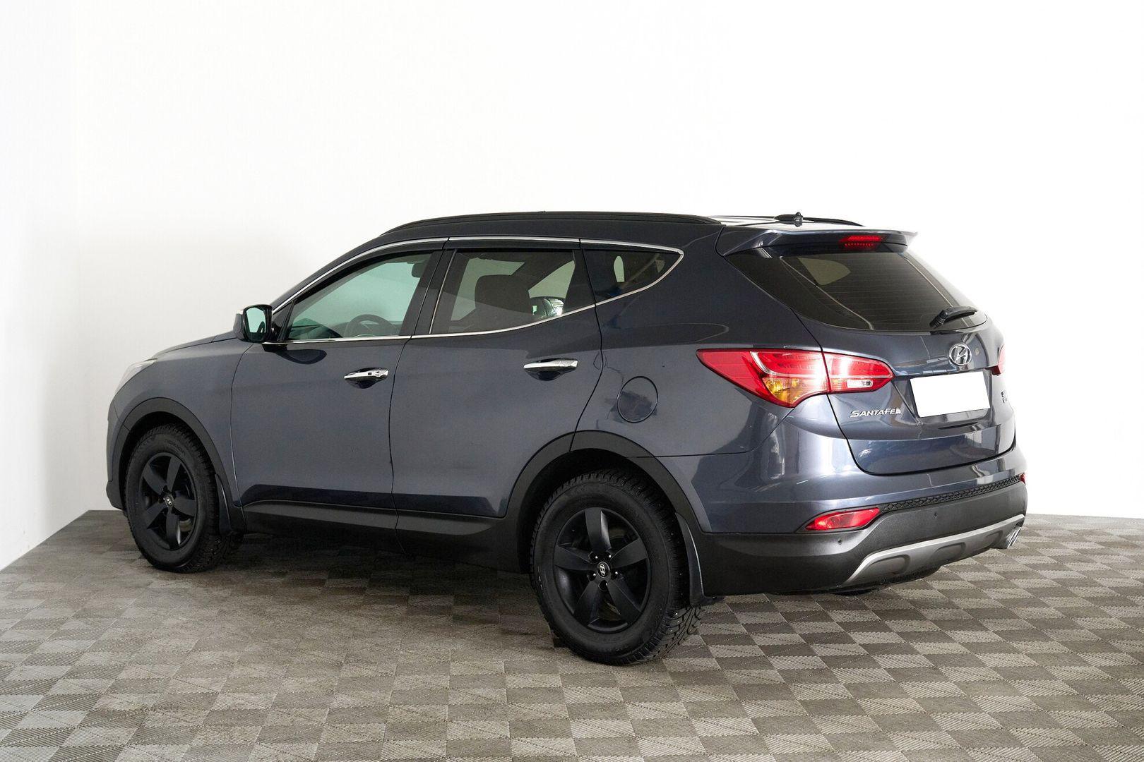 Hyundai Santa Fe 2014, синий