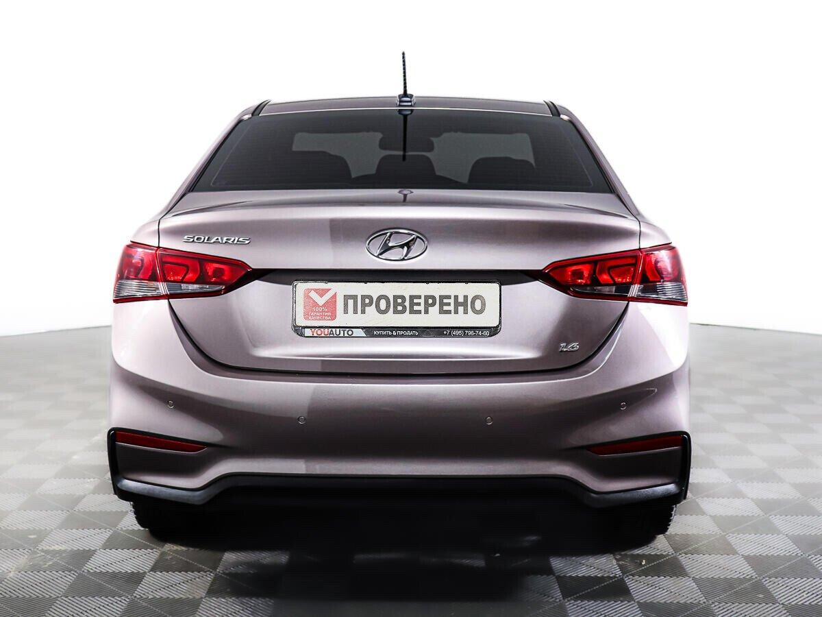 Hyundai Solaris 2019, серый