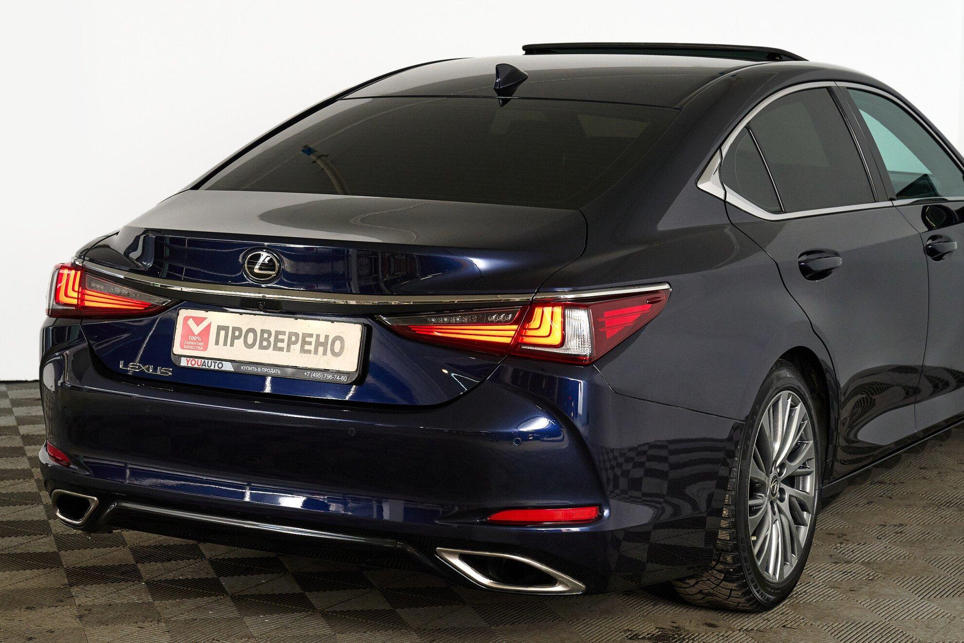 Lexus ES 2018, синий