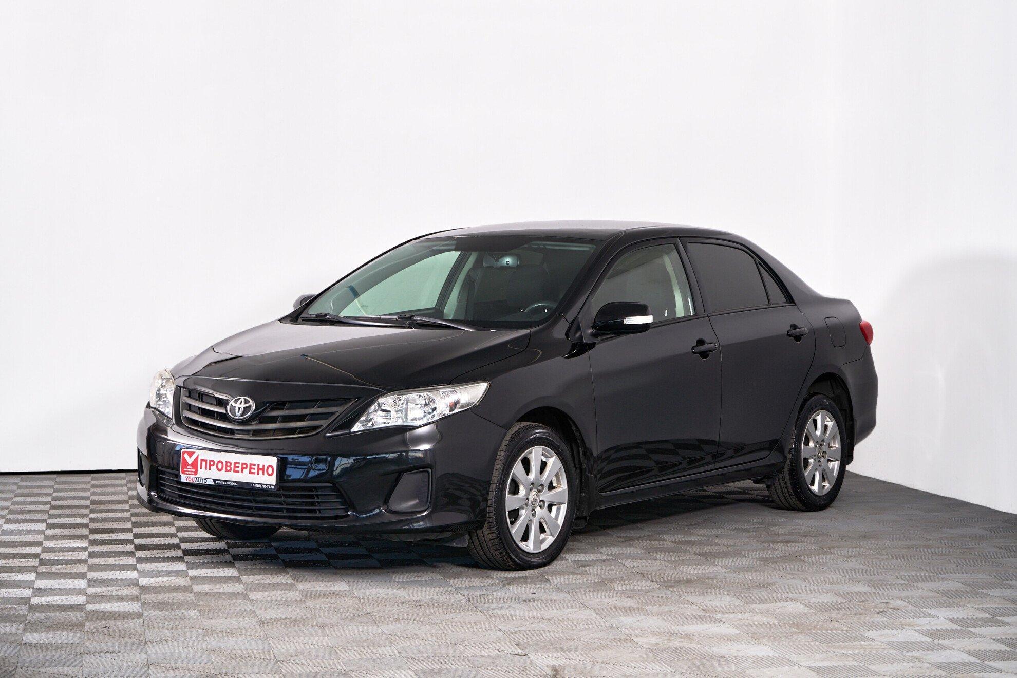 Toyota Corolla 2012, черный