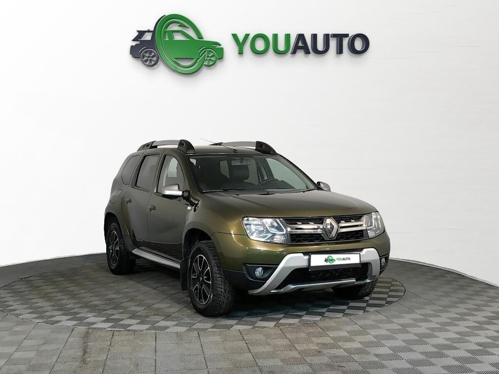 Renault Duster 2021, зеленый