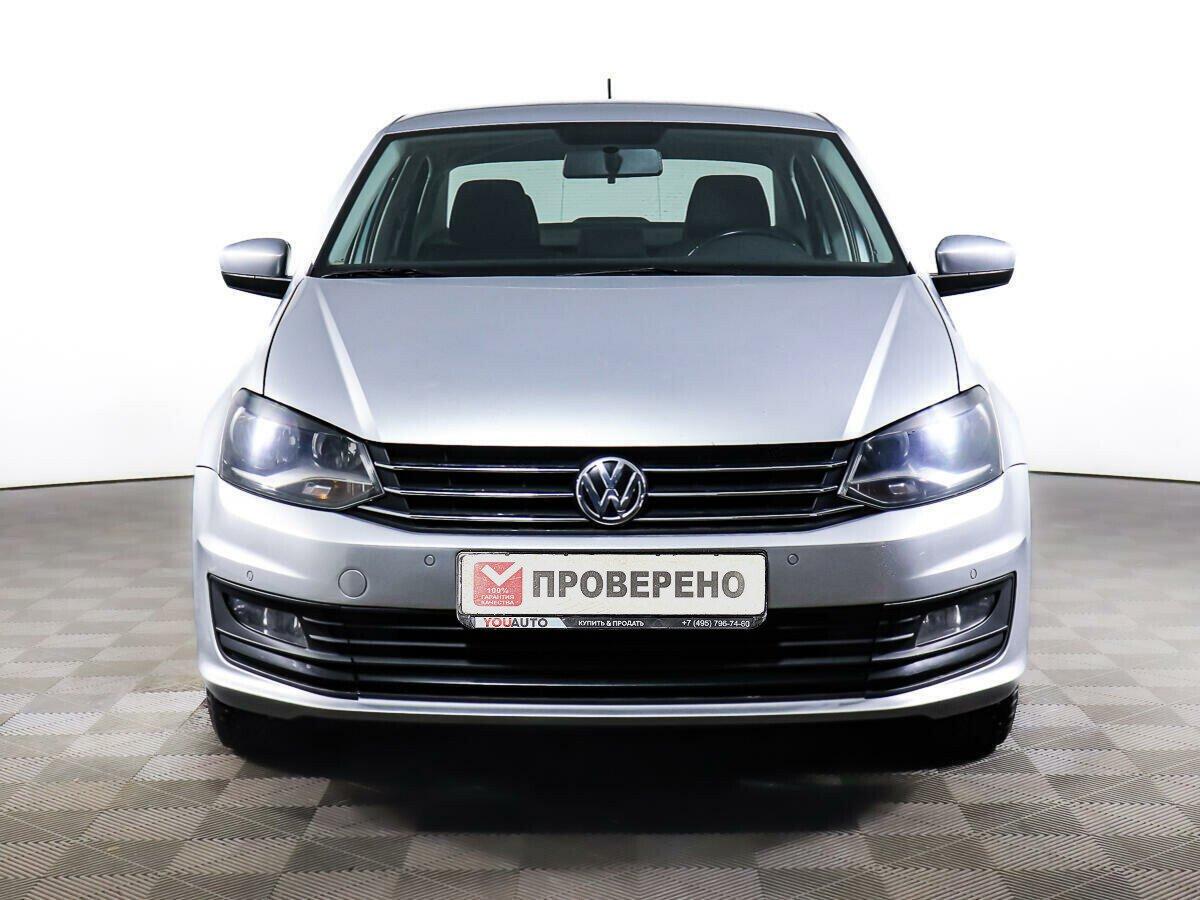 Volkswagen Polo 2019, серебряный