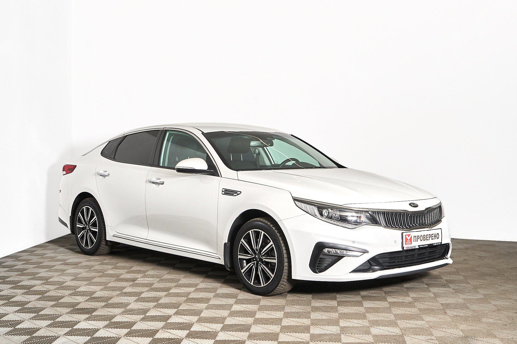 Kia Optima 2019, белый