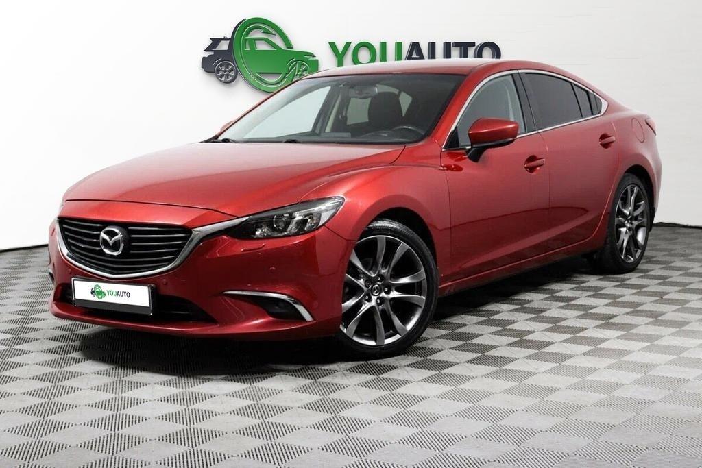 Mazda 6 2018, красный