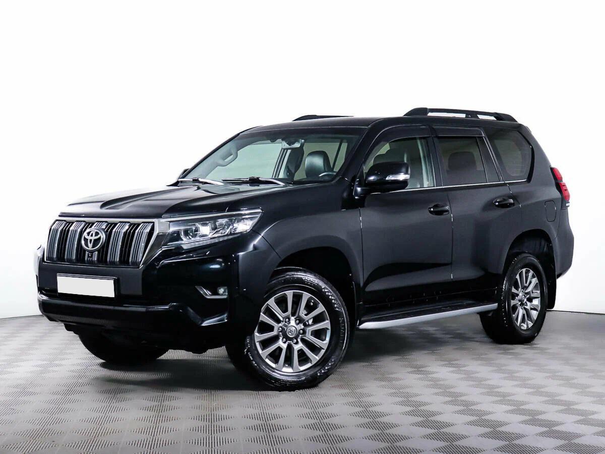 Toyota Land Cruiser Prado 2018, черный