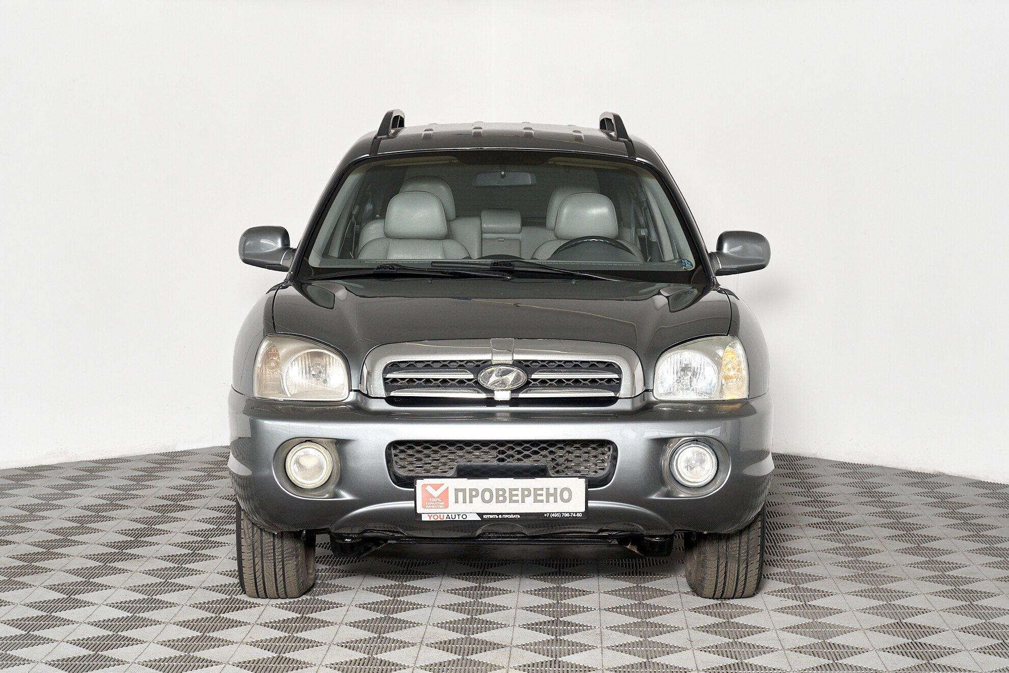Hyundai Santa Fe 2008, серый