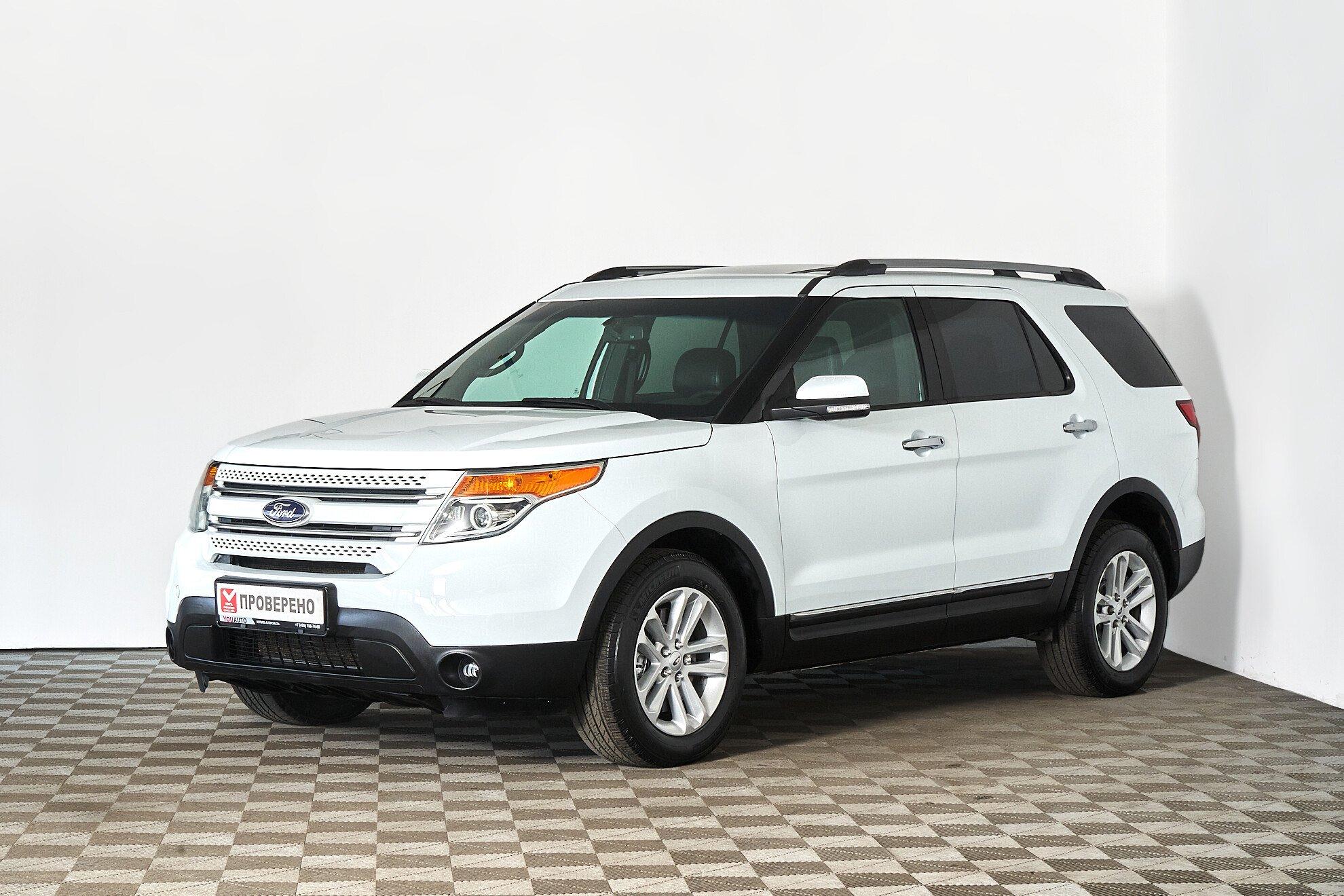 Ford Explorer 2014, белый