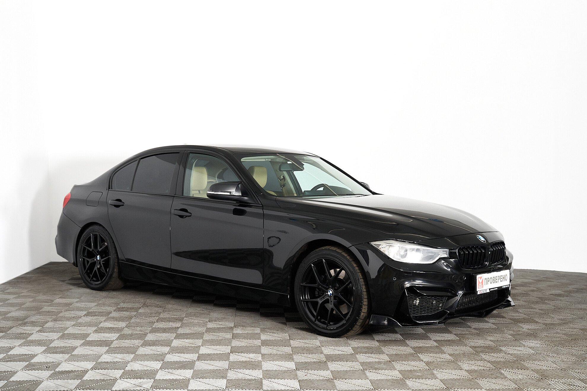 BMW 3 серии 2012, черный