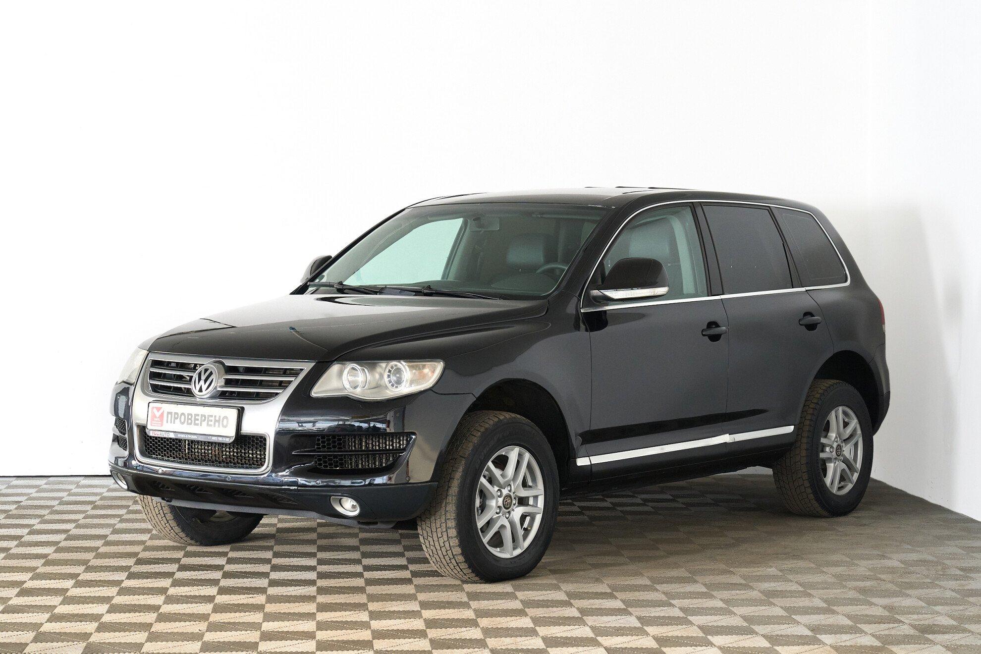 Volkswagen Touareg 2008, черный