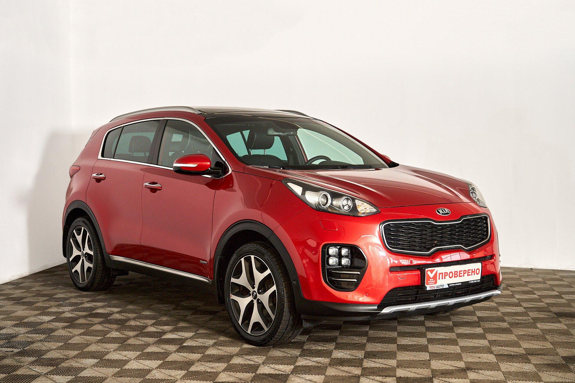 Kia Sportage 2017, красный