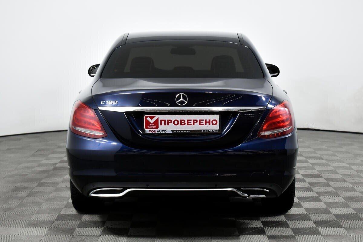 Mercedes-Benz C-Класс 2015, синий