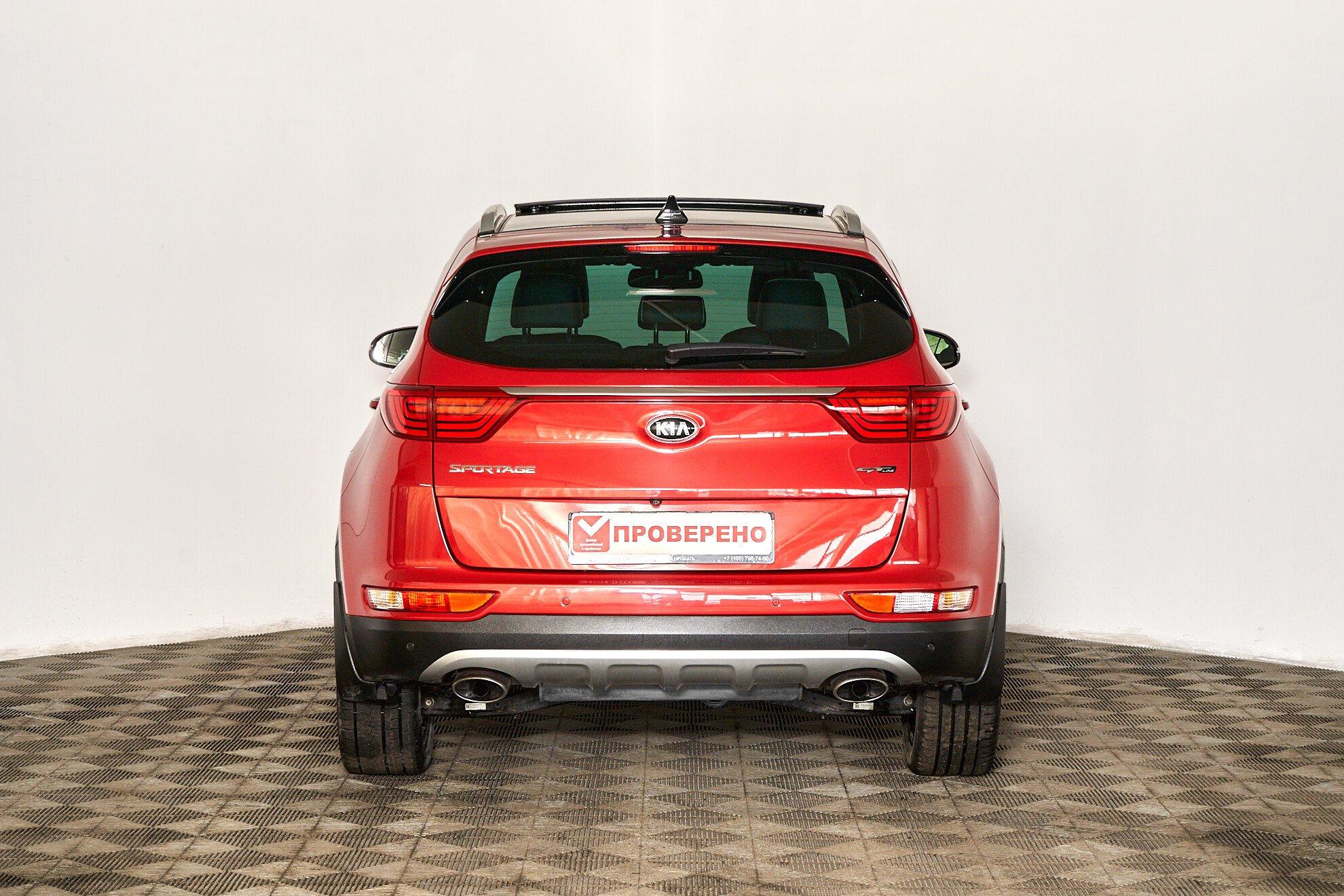 Kia Sportage 2017, красный