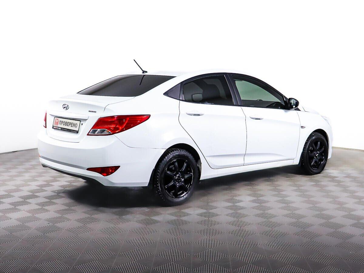 Hyundai Solaris 2016, белый