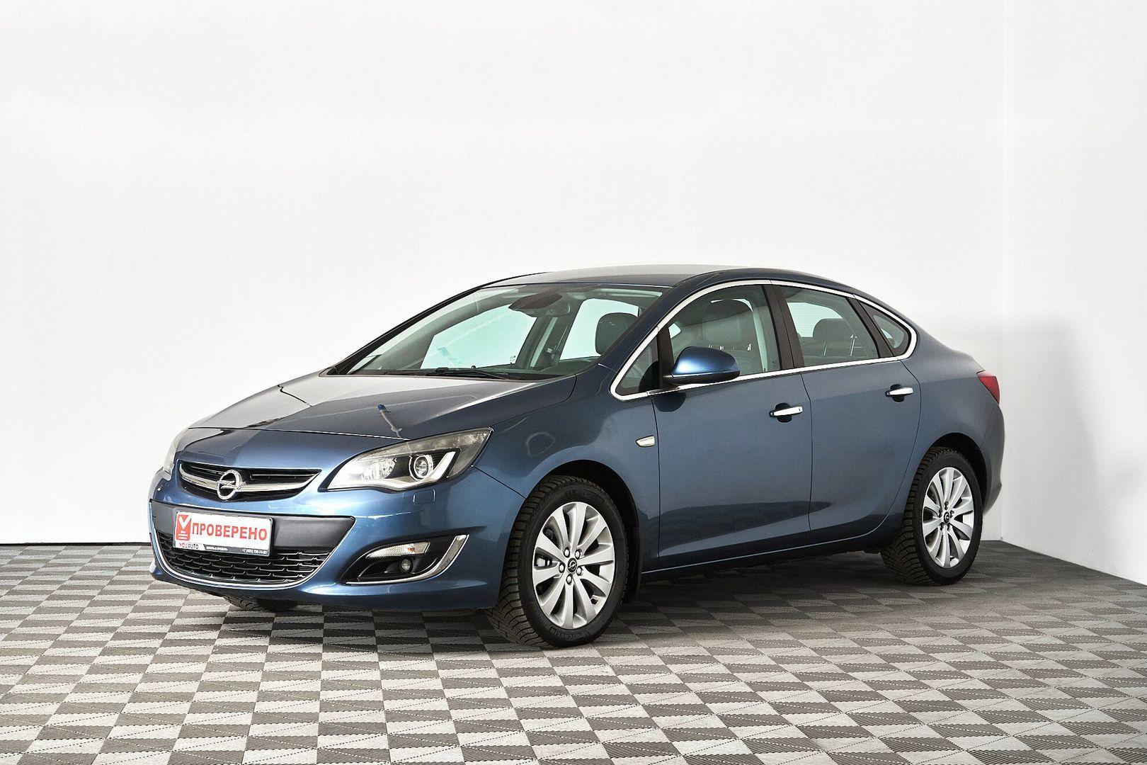 Opel Astra 2014, синий