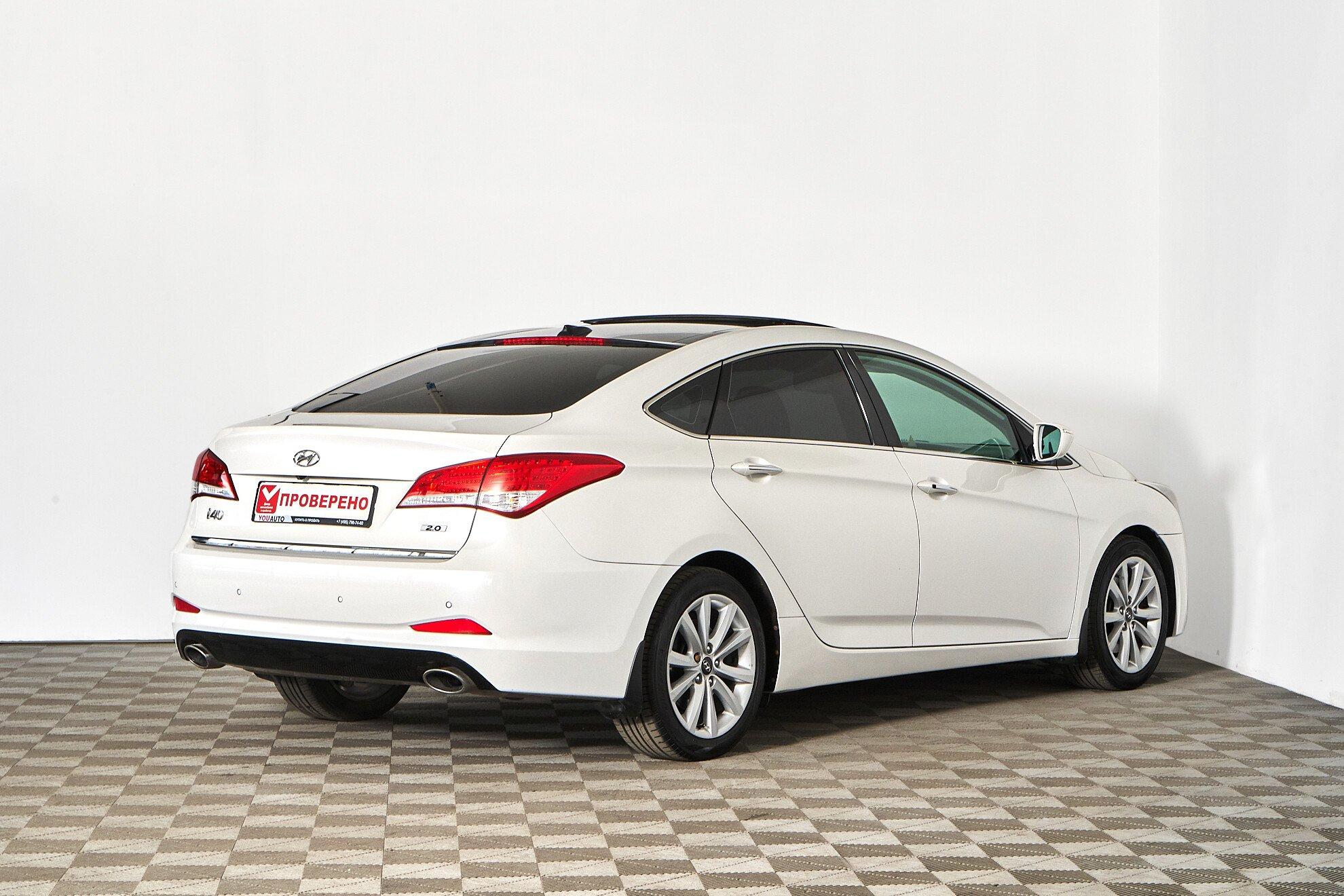 Hyundai i40 2014, белый