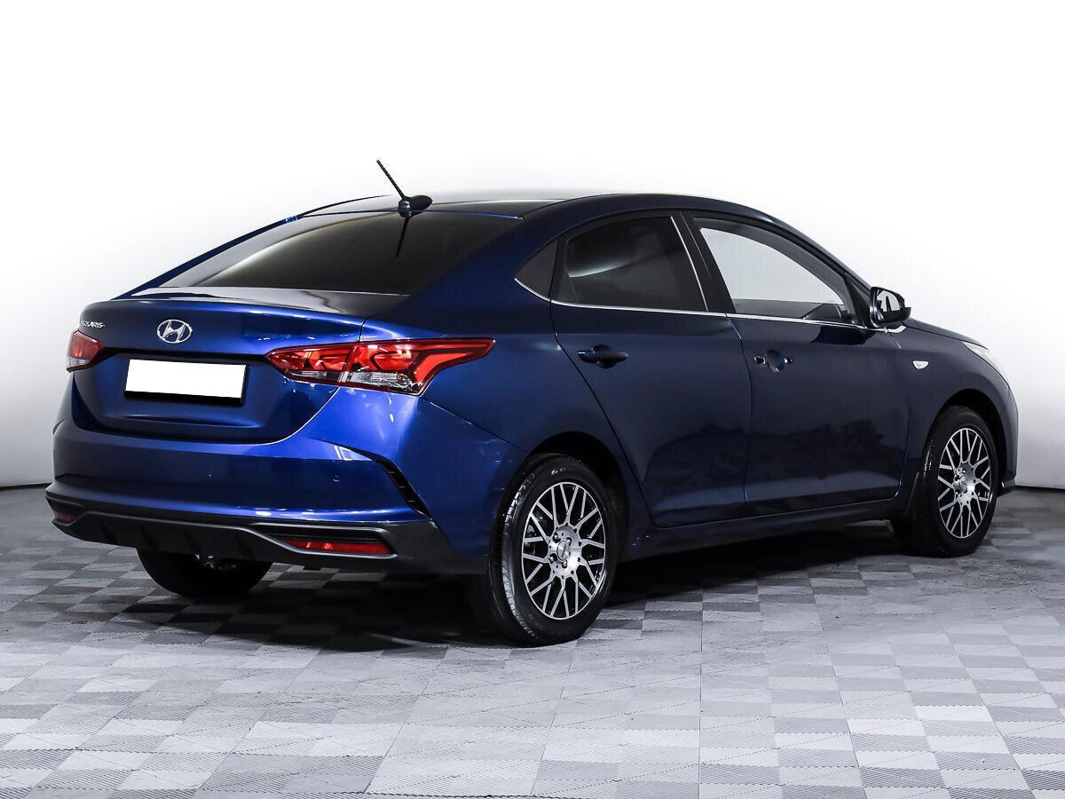 Hyundai Solaris 2022, синий