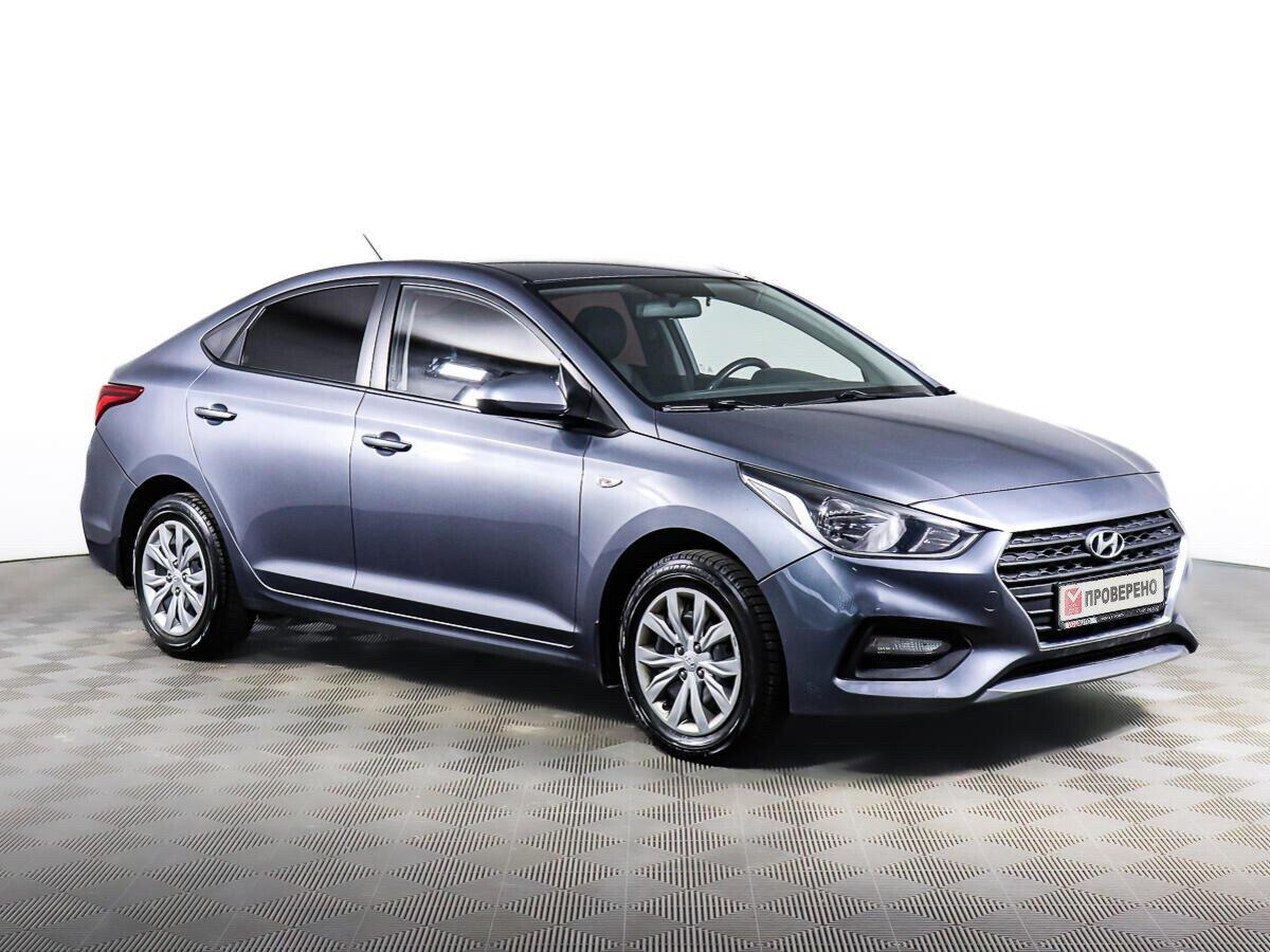 Hyundai Solaris 2019, серый