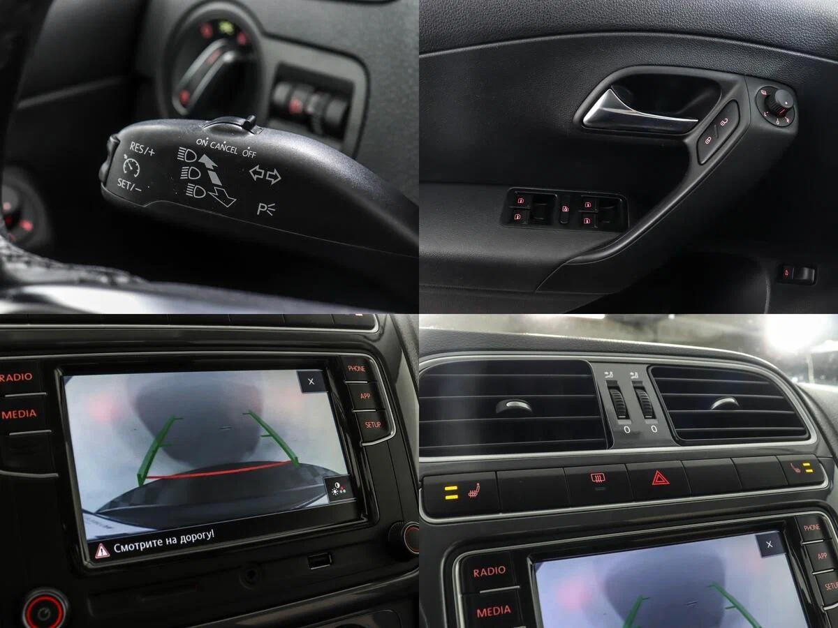 Volkswagen Polo 2015, черный