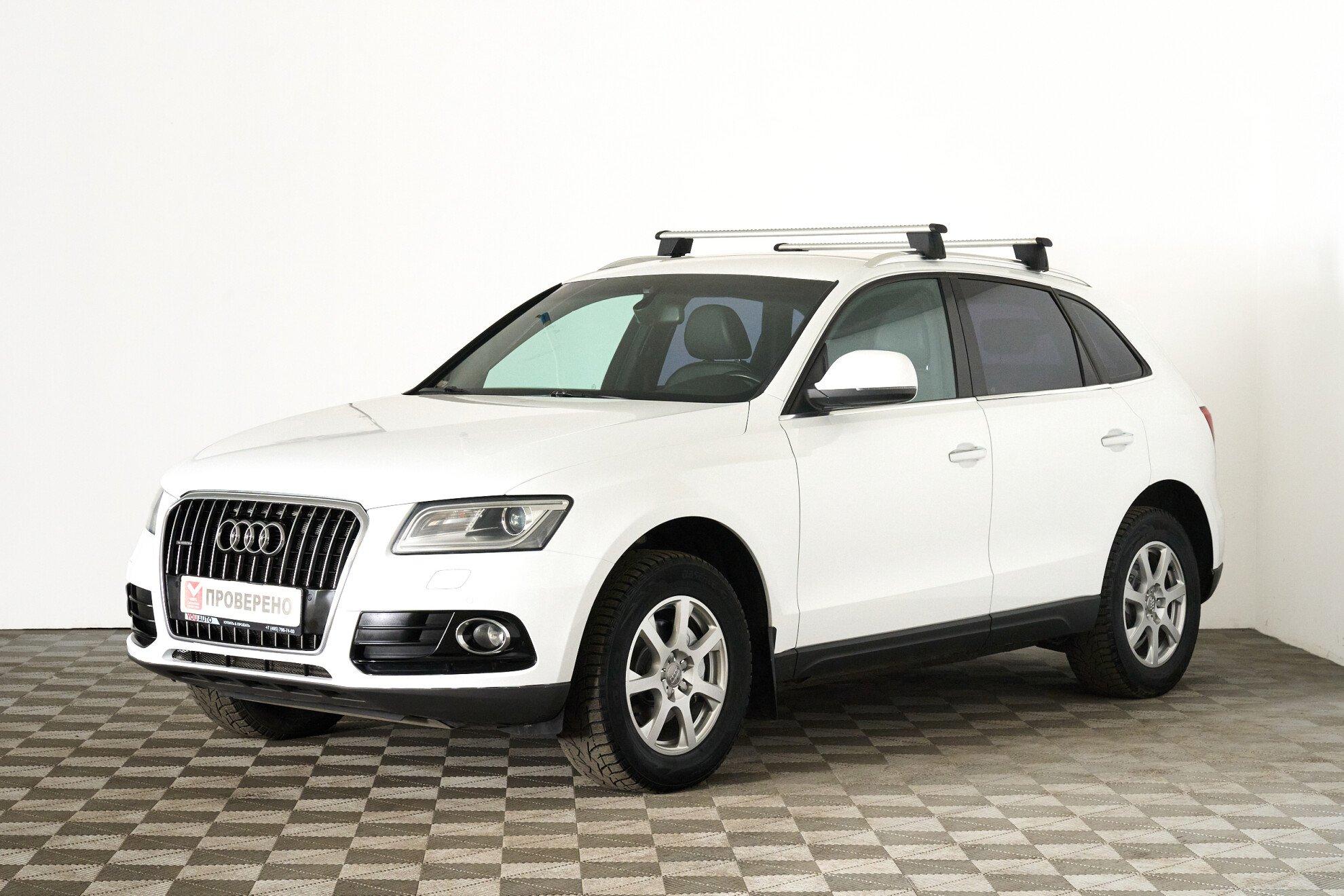 Audi Q5 2014, белый