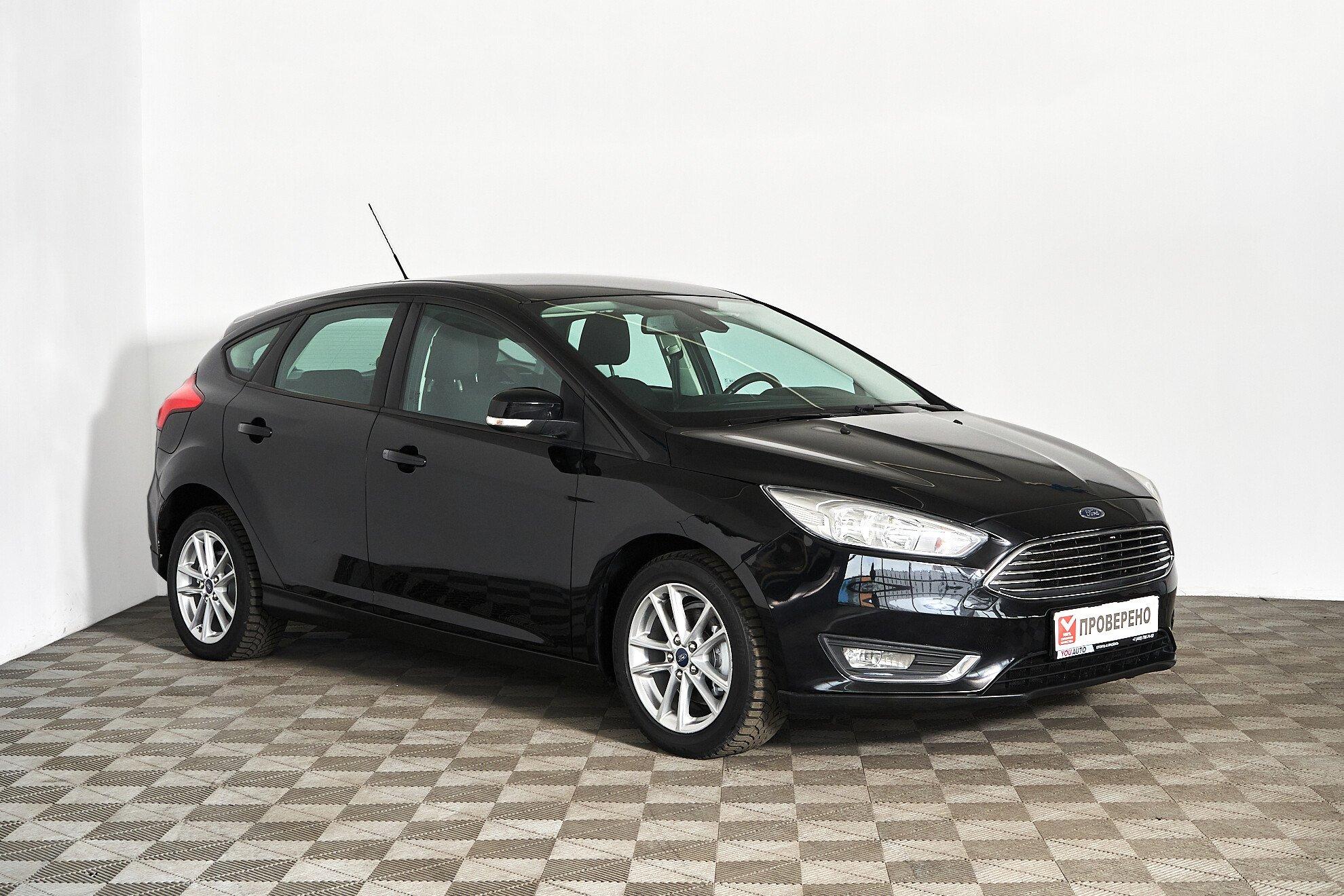 Ford Focus 2015, черный