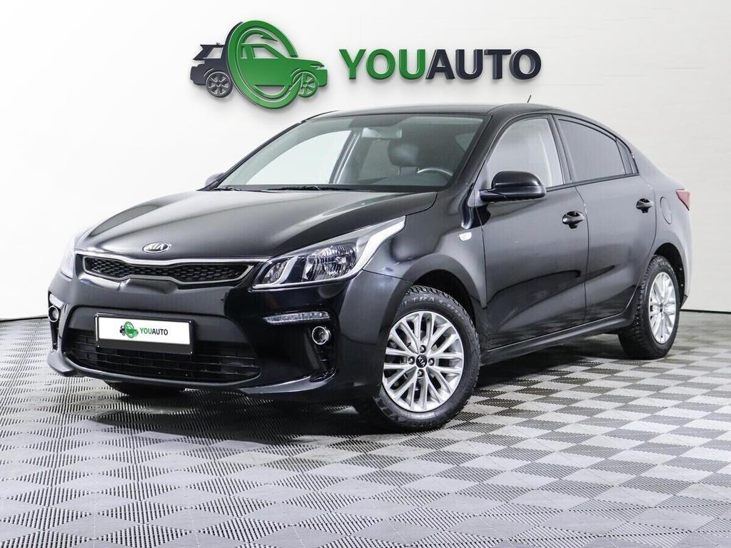 Kia Rio 2019, черный