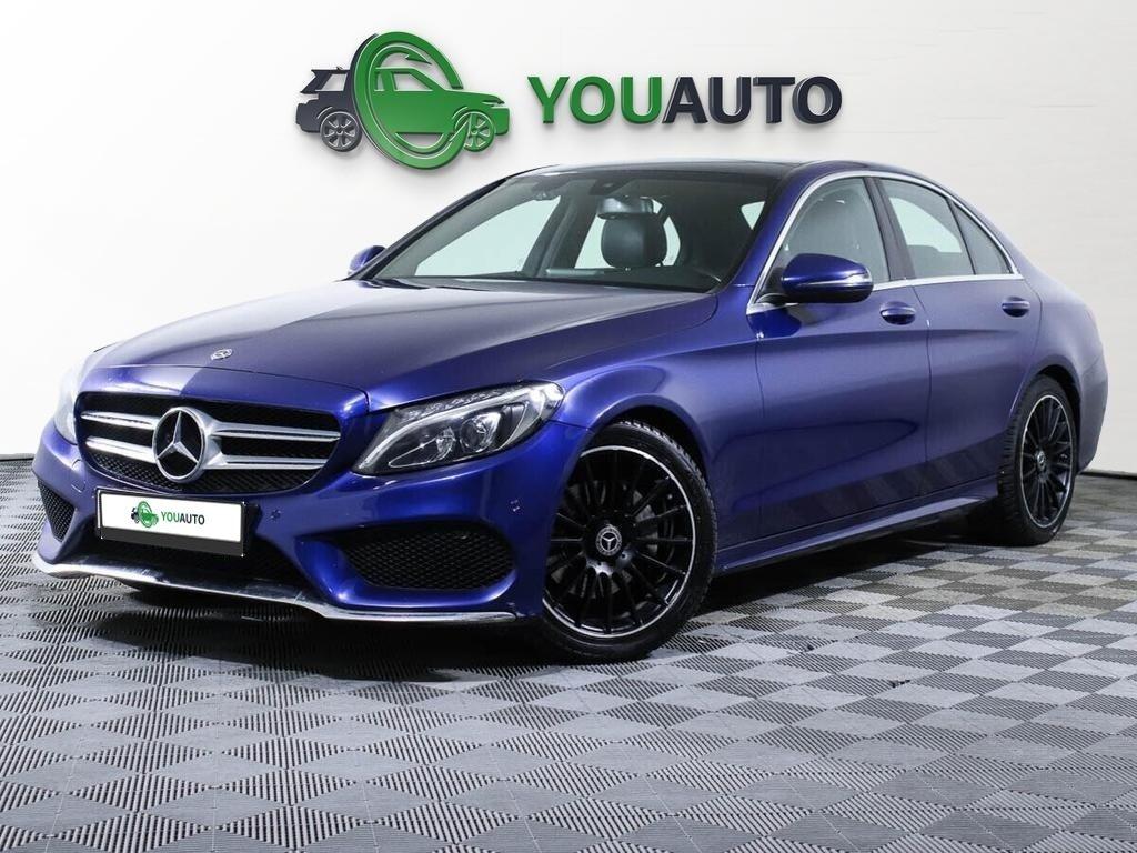 Mercedes-Benz C-Класс 2016, синий