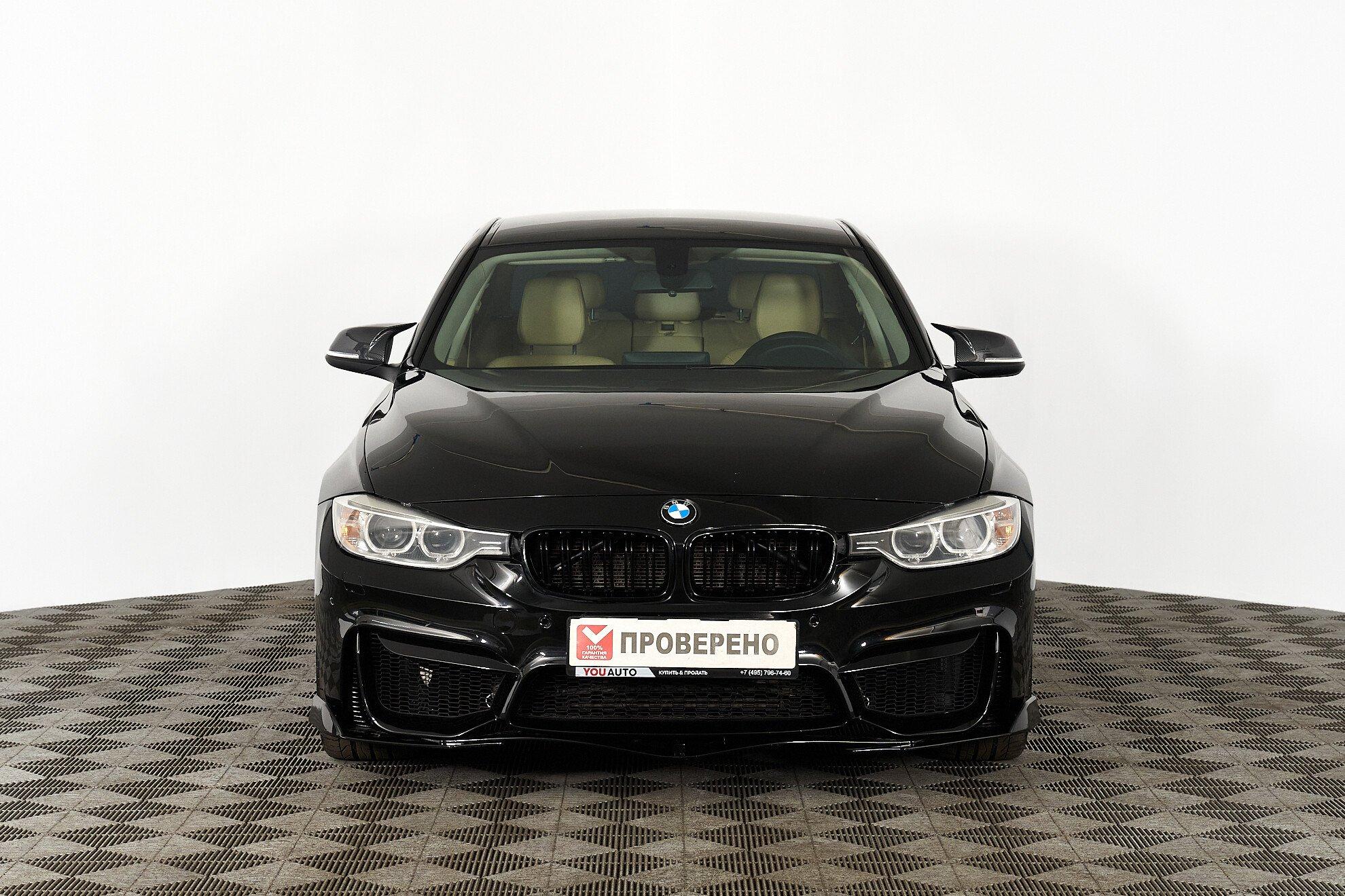 BMW 3 серии 2012, черный