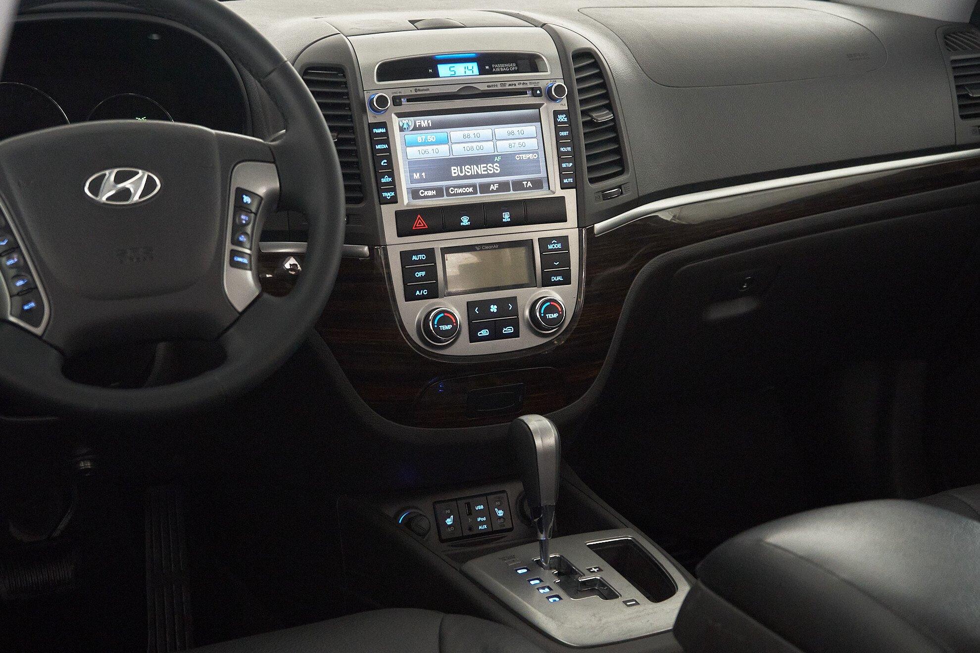 Hyundai Santa Fe 2011, черный