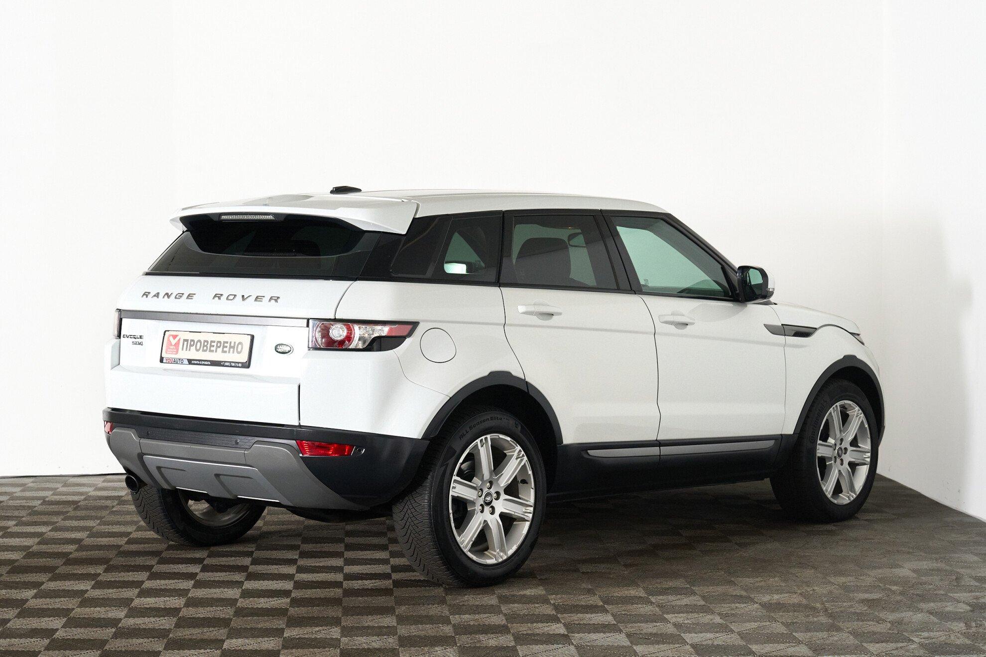 Land Rover Range Rover Evoque 2012, белый