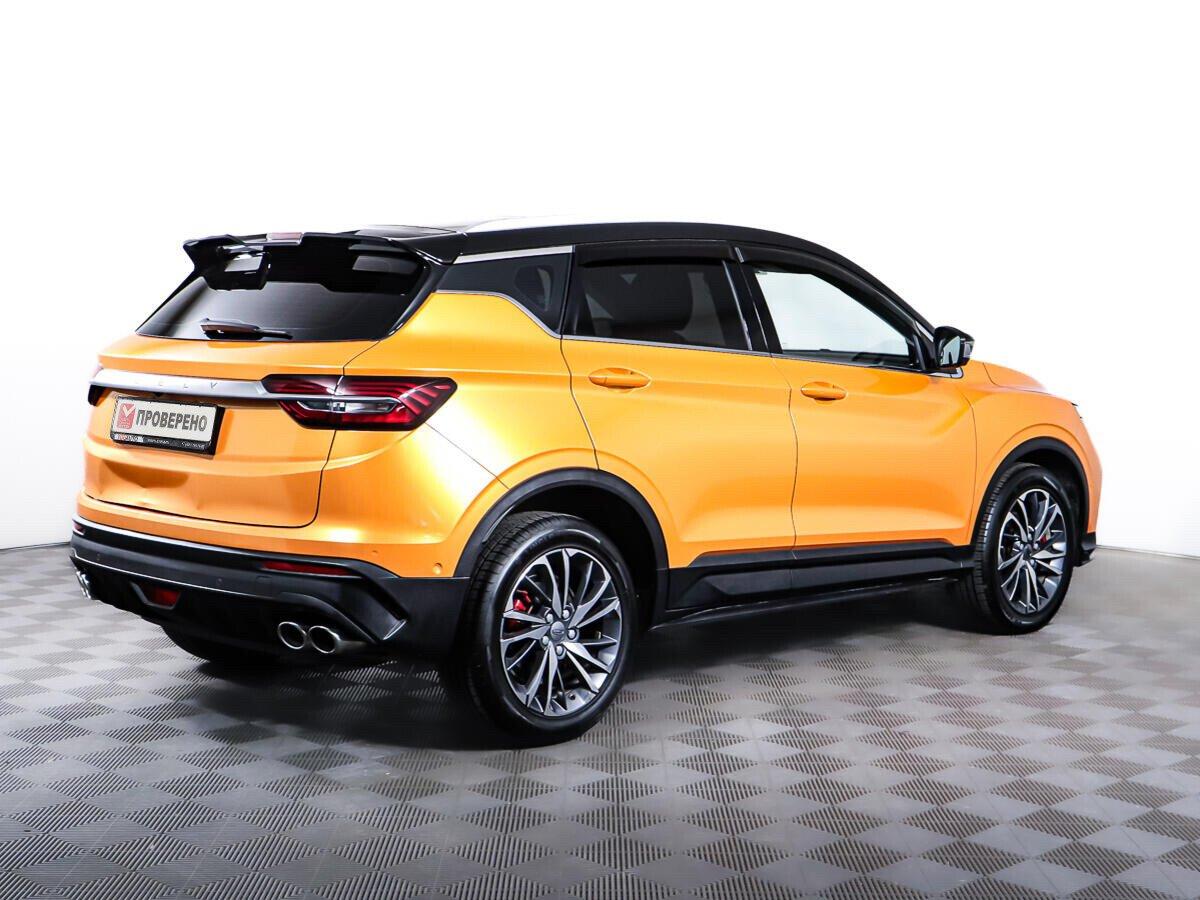Geely Coolray 2022, желтый