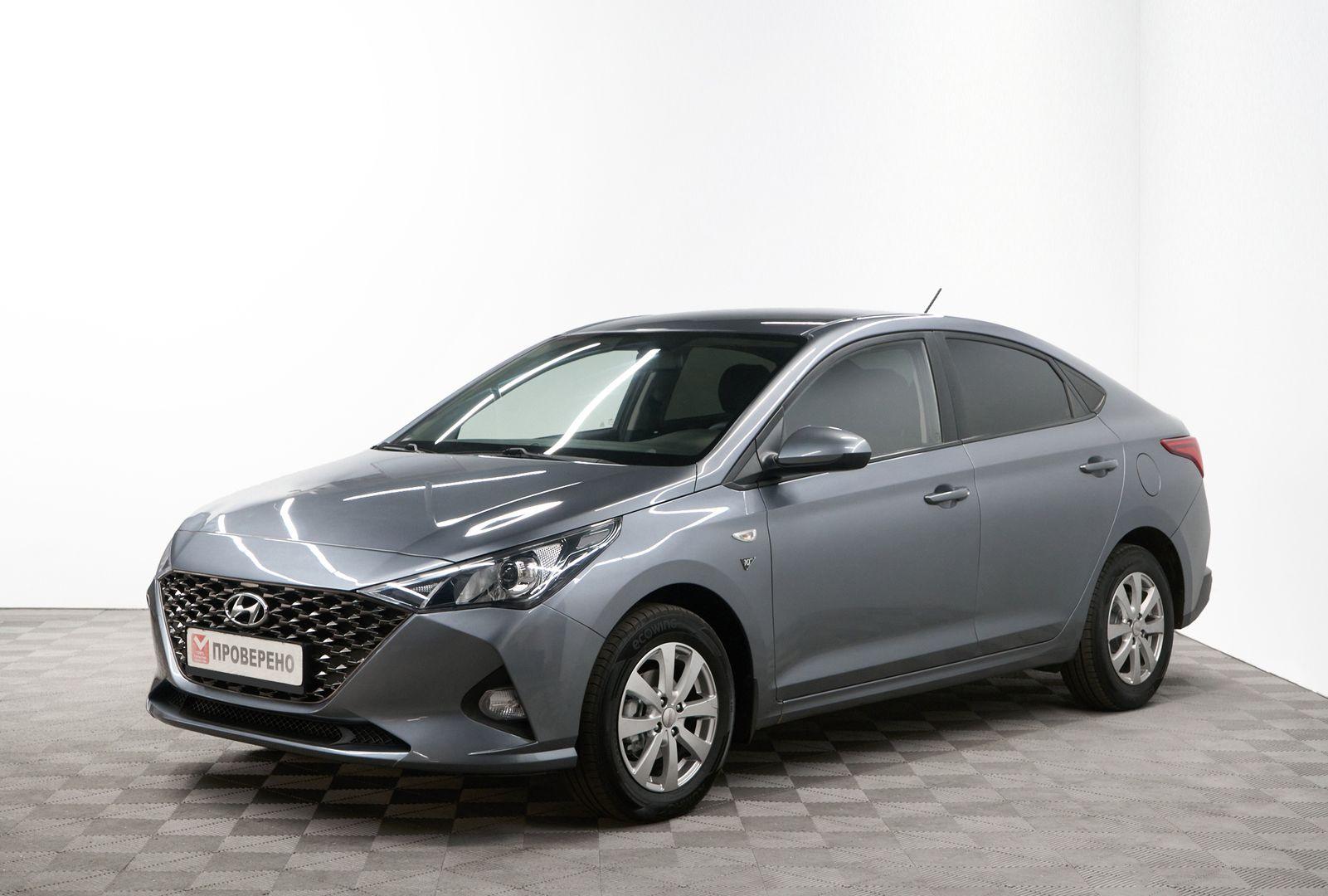 Hyundai Solaris 2021, серый